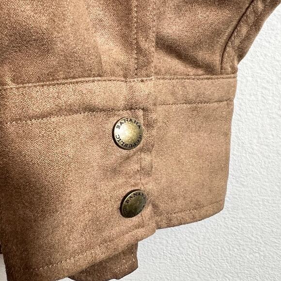 Banana Republic Tan Vegan Suede Shirt - XXL - Picture 6 of 8